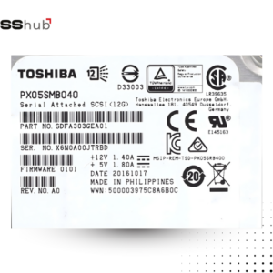 Toshiba PX05SMB040 400GB 2.5" 12Gb/s SAS MLC Solid State Drive - Image 2